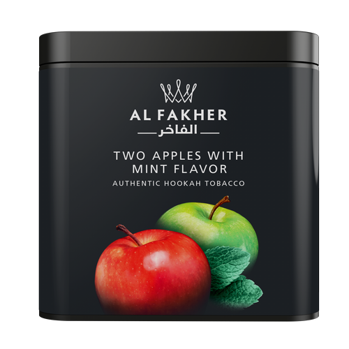 TWO APPLES WITH MINT