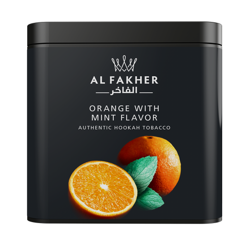 Orange with mint
